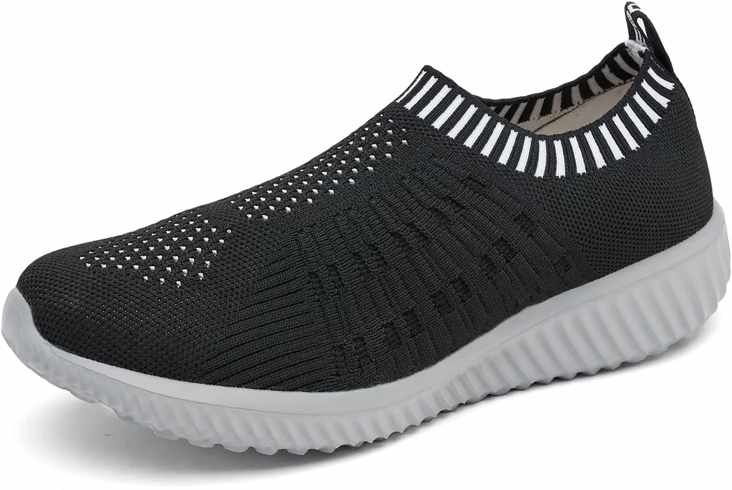 konhill Women's Lightweight Walking Shoes Breathable Slip On Tennis Sneakers Casual Mesh Workout Athletic