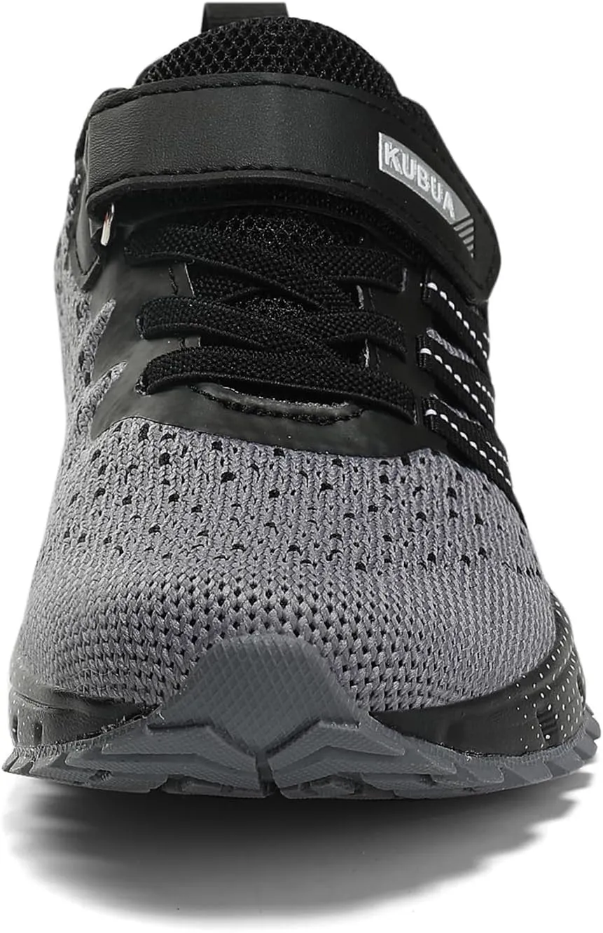 KUBUA Kids Sneakers for Boys Girls Running Tennis Shoes Lightweight Breathable Sport Athletic