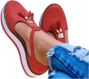 Ladmiple Sneakers For Women Walking Shoes Slip On Loafers Comfortable Fashion Dressy Casual Summer Low Top Flats Shoes