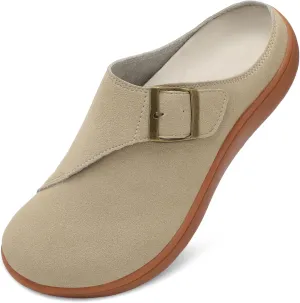LeIsfIt Womens Wide Clogs Adjustable Diabetic Mules Slip on Clog Slippers for Swollen Edema Feet Wide Width Mules Potato Shoes