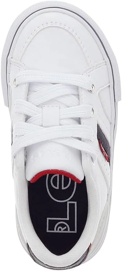 Levi's Toddler Avery Synthetic Leather Casual Lace Up Sneaker Shoe