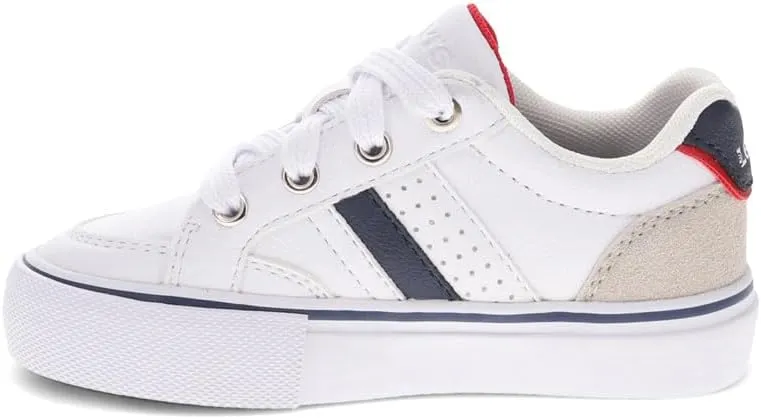 Levi's Toddler Avery Synthetic Leather Casual Lace Up Sneaker Shoe