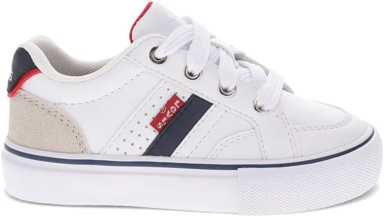 Levi's Toddler Avery Synthetic Leather Casual Lace Up Sneaker Shoe