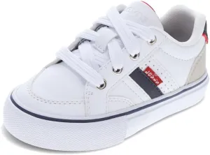 Levi's Toddler Avery Synthetic Leather Casual Lace Up Sneaker Shoe