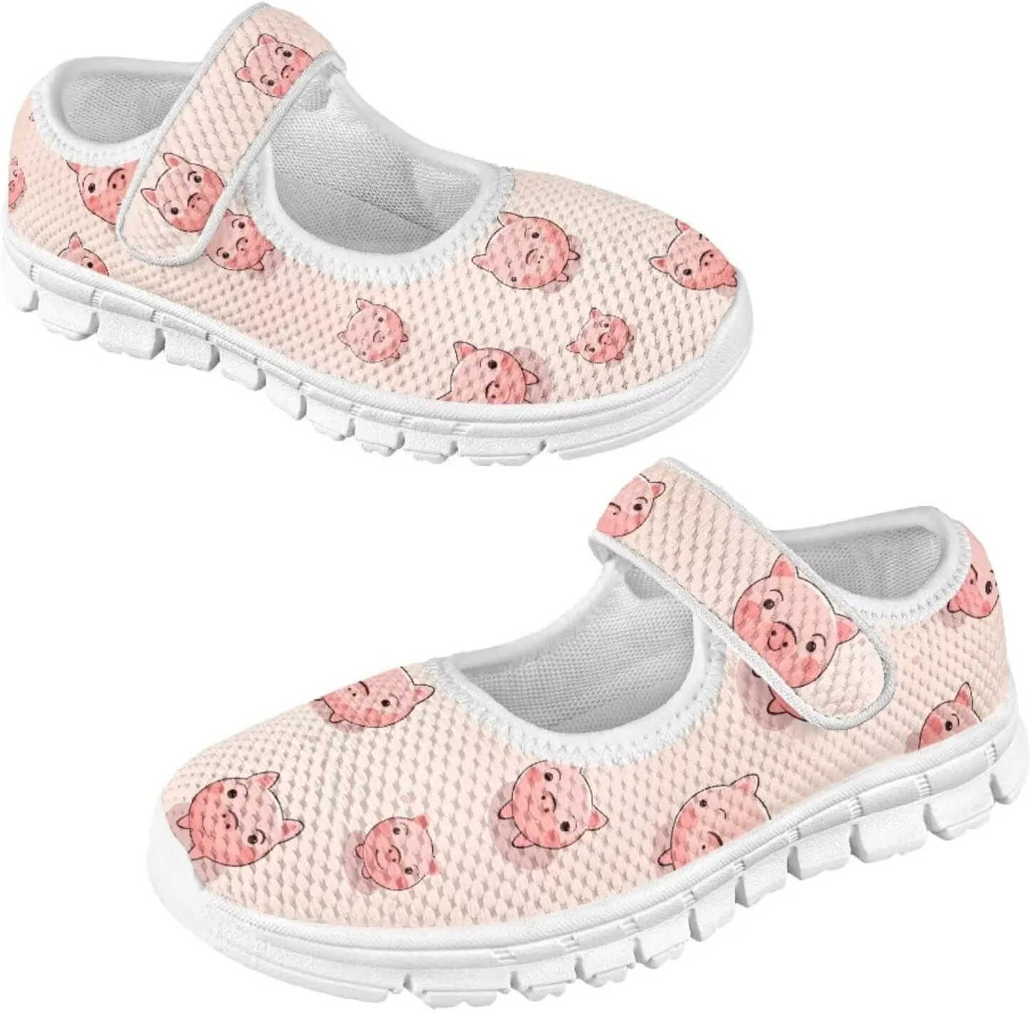 Little Girls Pig Mary Janes Shoes Ballerina Ballet Flats Dress Barefoot Shoe Wedding Party Sandals