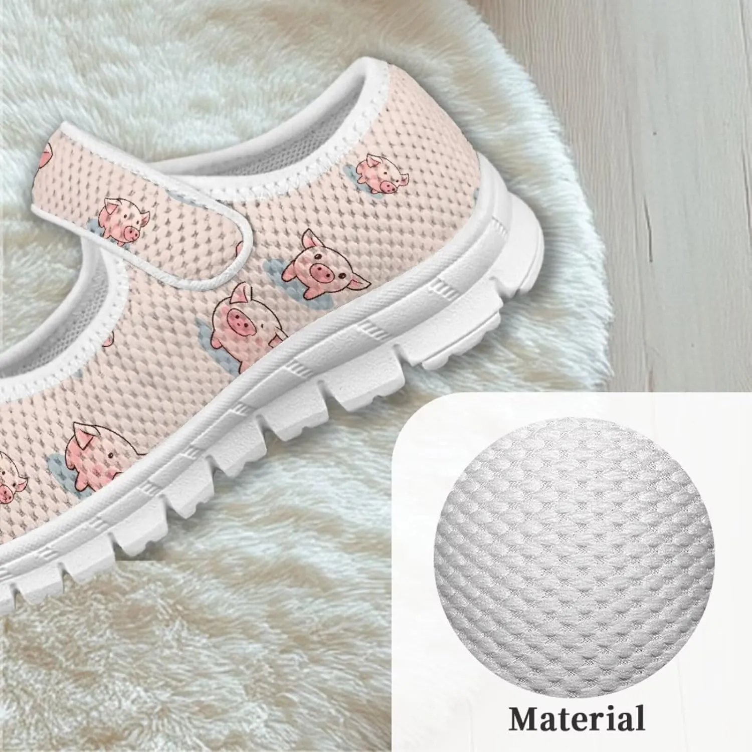 Little Girls Pig Mary Janes Shoes Ballerina Ballet Flats Dress Barefoot Shoe Wedding Party Sandals