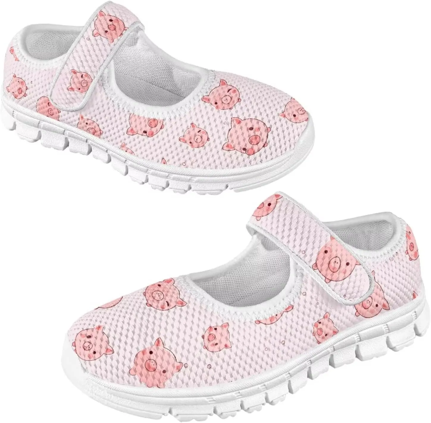Little Girls Pig Mary Janes Shoes Ballerina Ballet Flats Dress Barefoot Shoe Wedding Party Sandals