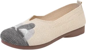 Loafers for Women Comfort Slip On Walking Shoes Knit Dress𝐲 Casual Business Work Flat𝐬 Wide Width Comfortable Sneaker