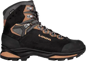 Lowa Men's Camino Evo GTX Backpacking Boots (8, Black/Orange, numeric_8)