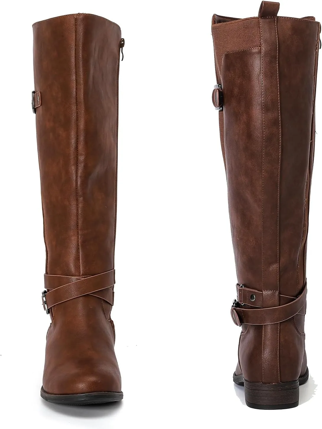Luoika Women's Extra Wide Calf Knee High Boots, Wide Width Winter Tall Boots.