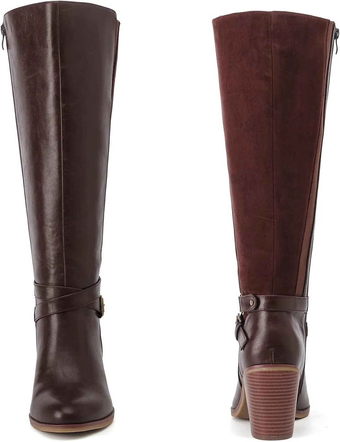 Luoika Women's Extra Wide Calf Knee High Boots, Wide Width Winter Tall Boots.