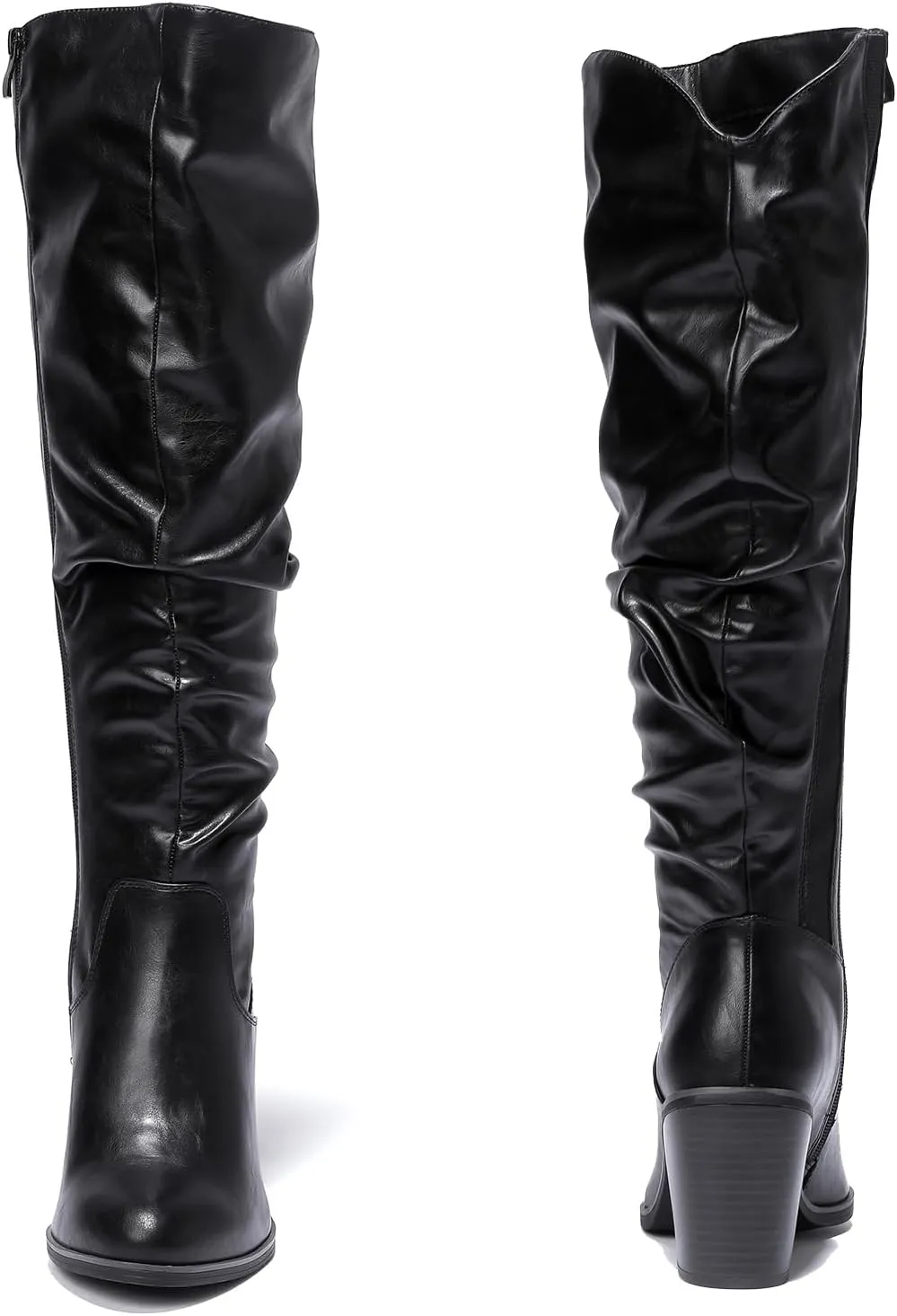 Luoika Women's Extra Wide Calf Knee High Boots, Wide Width Winter Tall Boots.