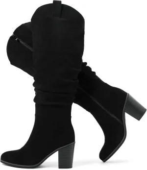 Luoika Women's Extra Wide Calf Knee High Boots, Wide Width Winter Tall Boots.