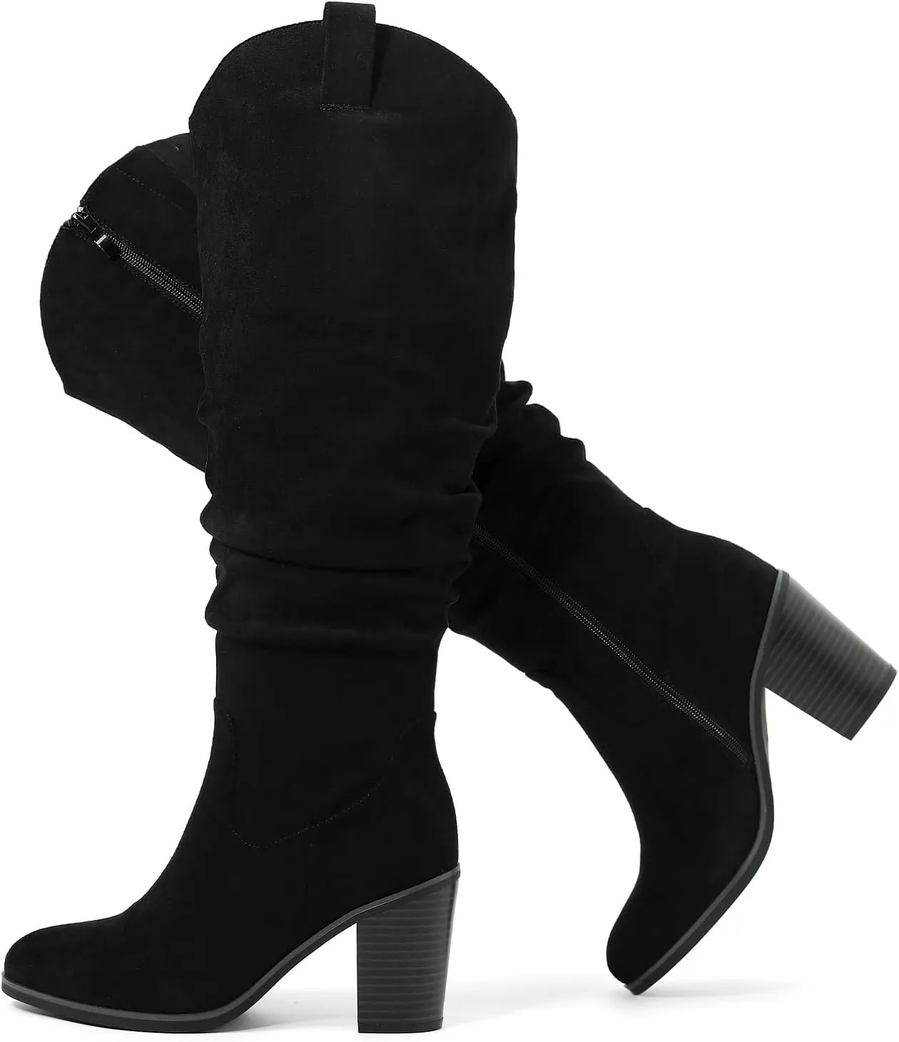 Luoika Women's Extra Wide Calf Knee High Boots, Wide Width Winter Tall Boots.