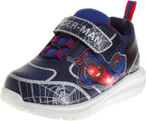 Marvel Comics Character Sneakers Slipon Laceless - The Avengers Spiderman Captain America Hulk Thor Ironman Athletic Shoes (Sizes: 6-10 Toddler / 11-12 Little Kid)