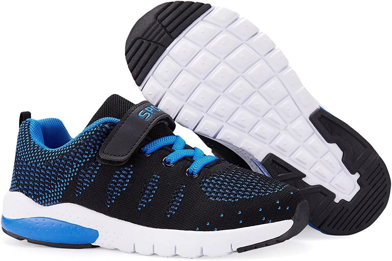 MAYZERO Kids Tennis Shoes Running Sports Shoes Breathable Athletic Shoes Lightweight Walking Shoes Fashion Sneakers for Boys and Girls