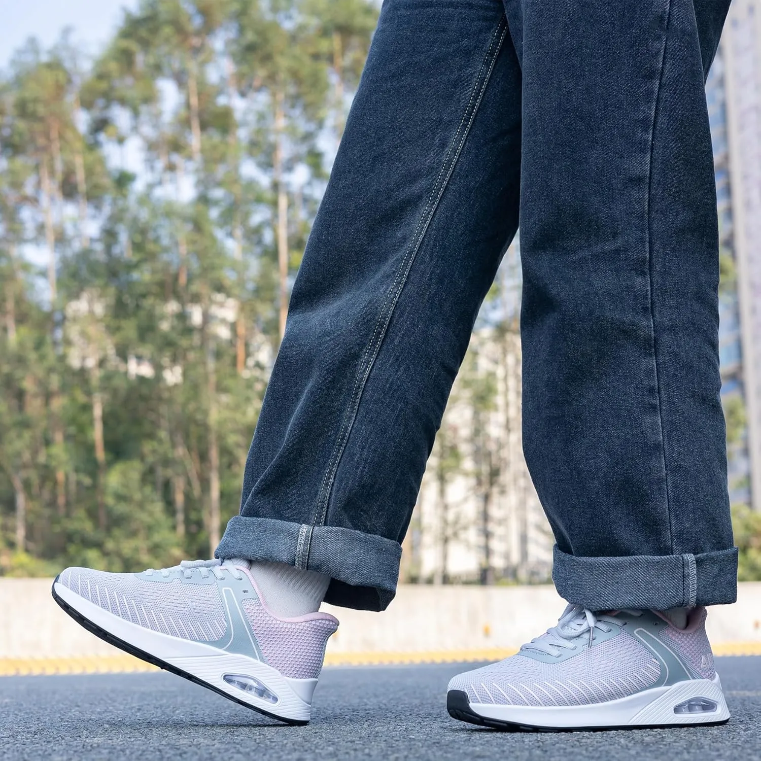 MEHOTO Womens Wide Toe Box Shoes Walking Sneakers with Arch Support Slip On Fashion Tennis Shoes for Swelling Bunion Plantar Fasciitis US 6-11