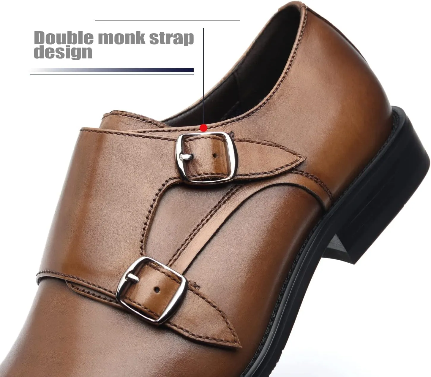 Men Dress Shoes Lace Up Oxford Classic Plain Toe Modern Formal Leather Shoes for Men