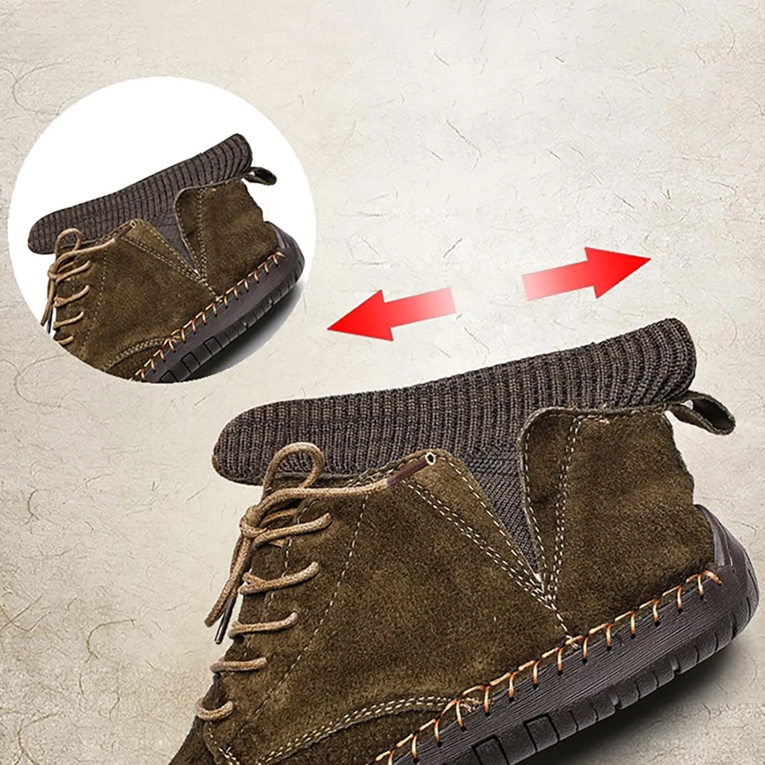 Men's British Large Casual Suede Handmade Foreign Trade Sports Shoes Men's Suede Classic Sneaker