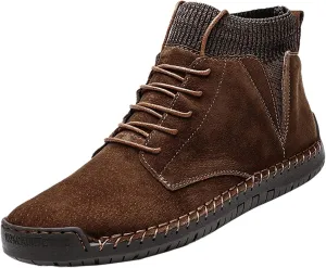 Men's British Large Casual Suede Handmade Foreign Trade Sports Shoes Men's Suede Classic Sneaker