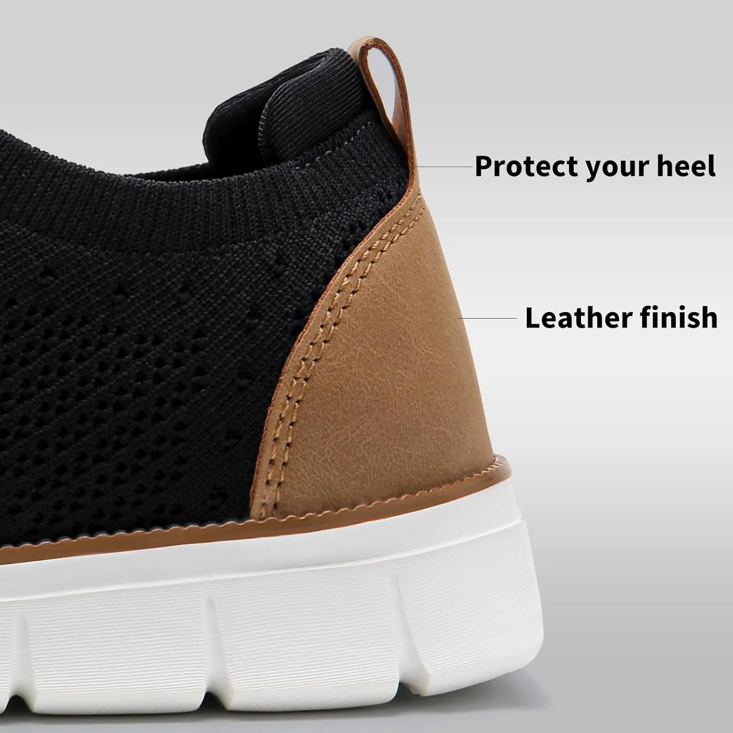 Men's Casual Dress Oxfords Sneakers Business Mesh Breathable Lightweight Walking Shoes Tennis Comfortable