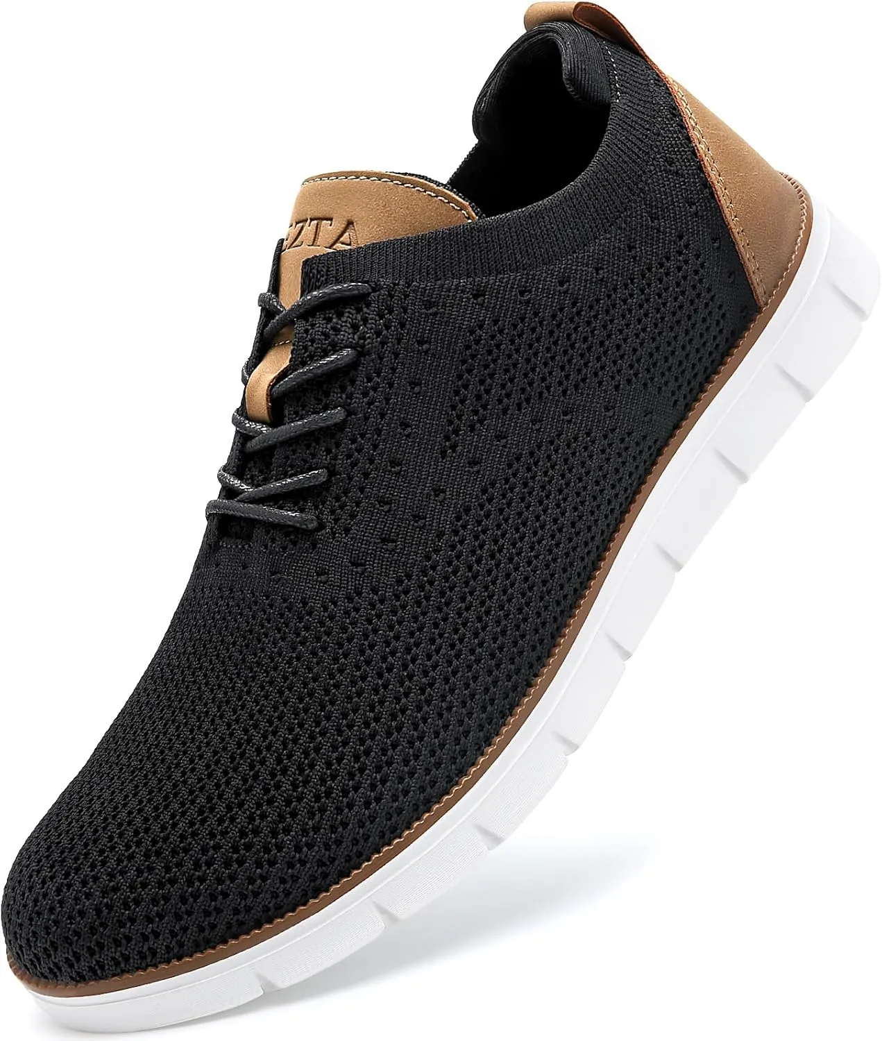 Men's Casual Dress Oxfords Sneakers Business Mesh Breathable Lightweight Walking Shoes Tennis Comfortable