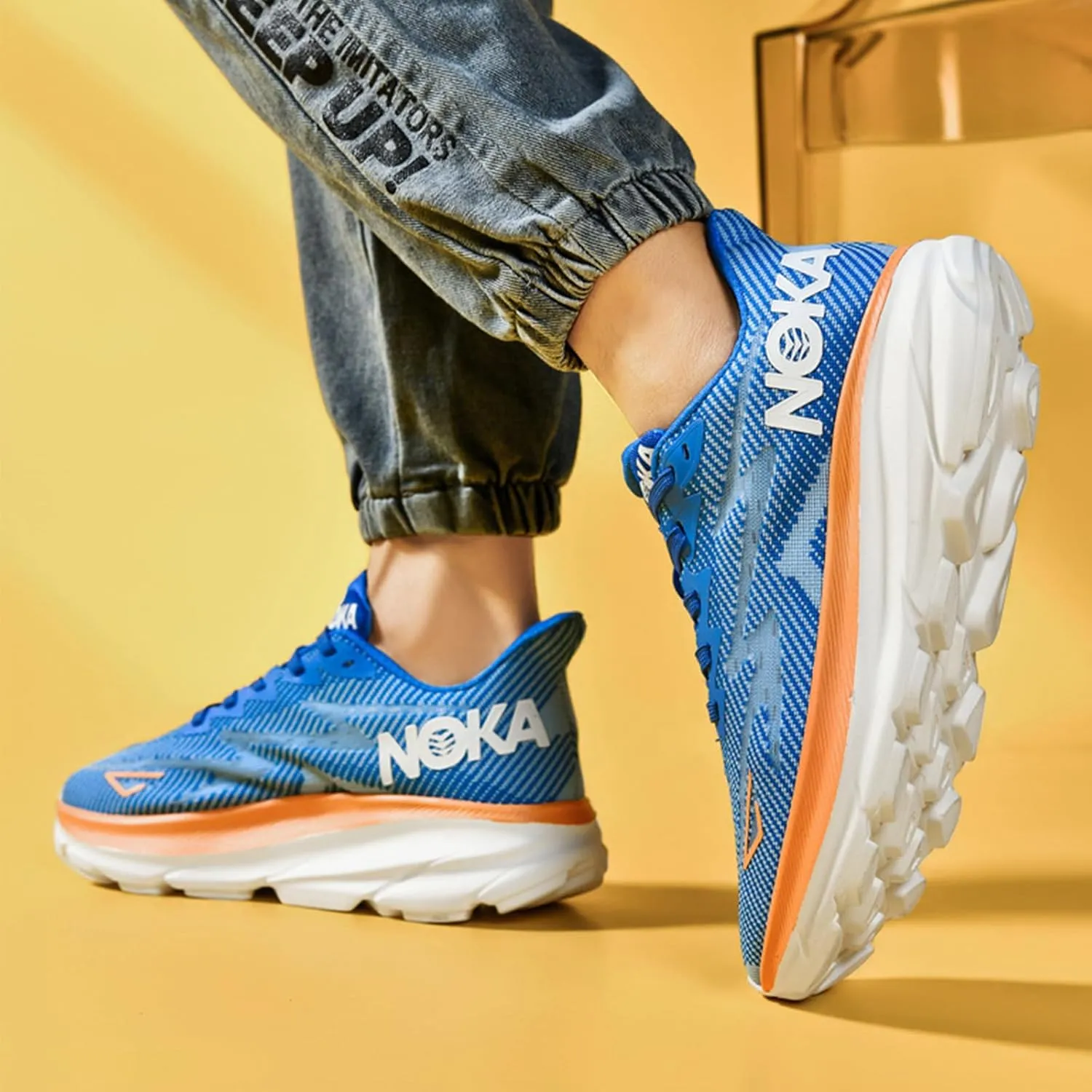 Men's Fashion Sneakers Breathable Mesh Running Shoes Cushioned Athletic Sneakers Non Slip Soft Sole Casual Athletic Walking Shoes