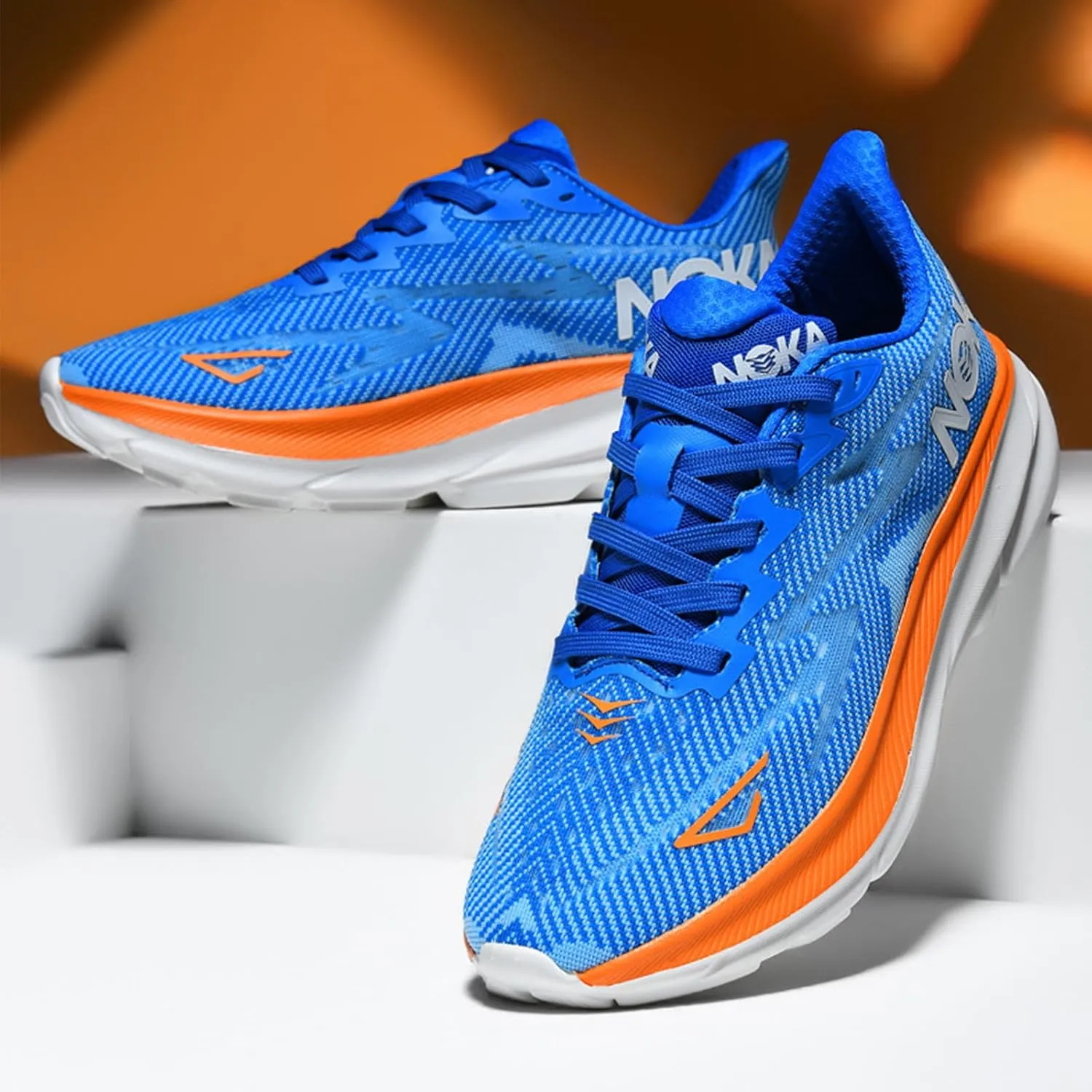 Men's Fashion Sneakers Breathable Mesh Running Shoes Cushioned Athletic Sneakers Non Slip Soft Sole Casual Athletic Walking Shoes
