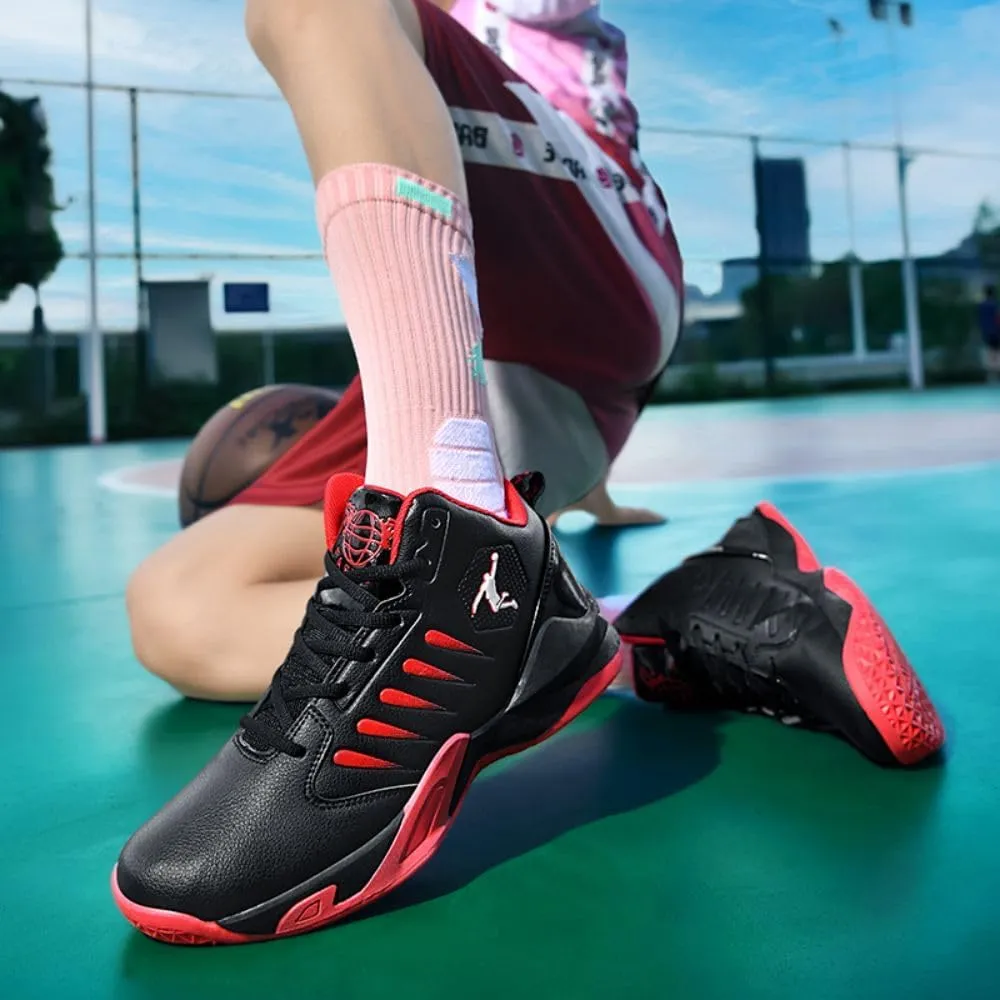 Men's Fashion Sneakers Breathable Running Shoes Arch Support Basketball Shoes Non Slip Sport Shoes