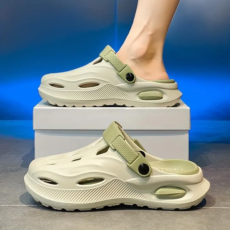 Men's Fashion Sport Clogs- Garden EVA Sandals, Casual Slippers, Comfortable Beach Sandals for All Seasons