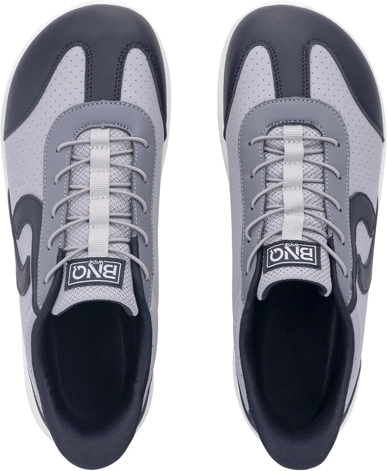 Mens Wide Toe Box Walking Shoes Arch Support Tennis Sneakers Zero Drop Minimalist Casual Shoes Size 7-12