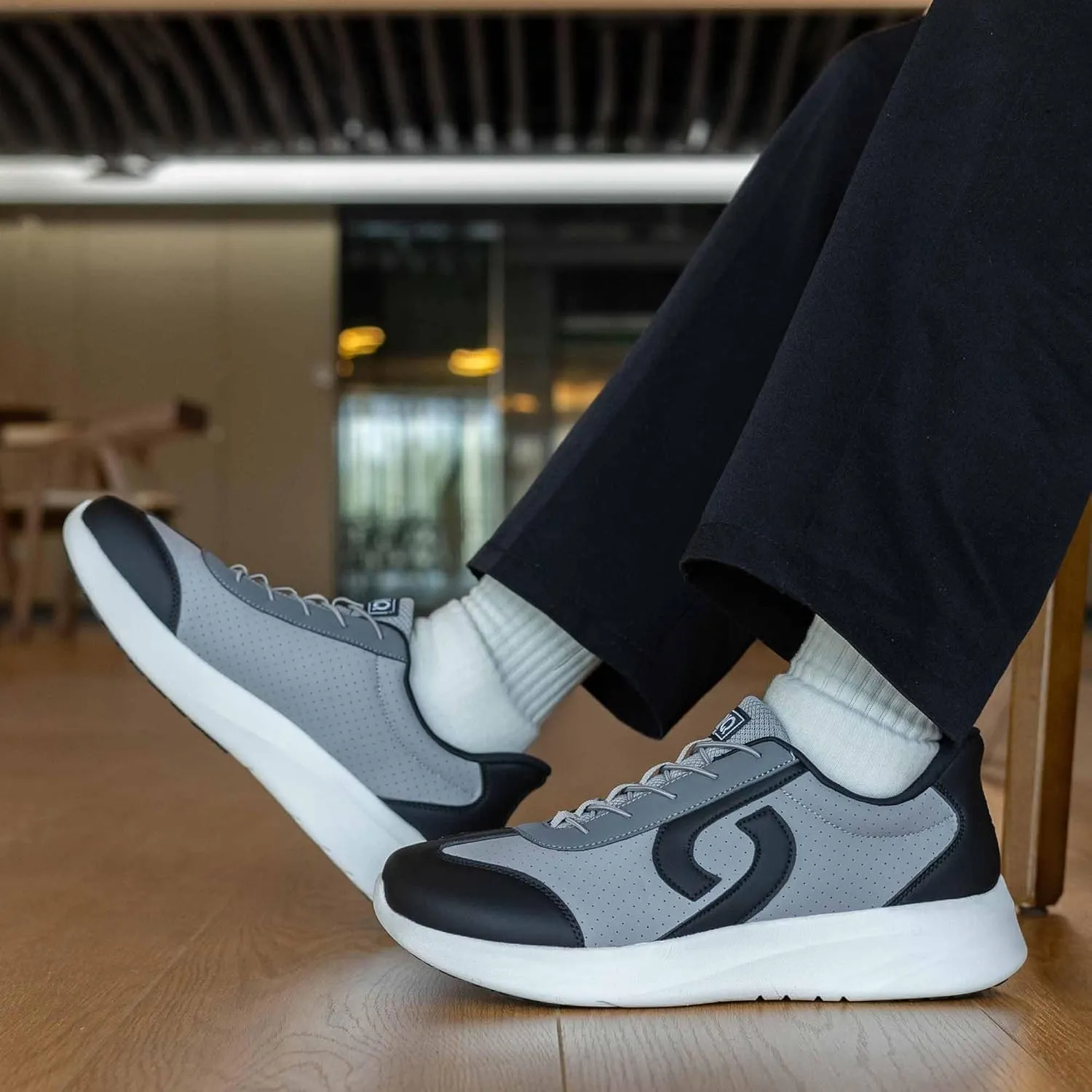 Mens Wide Toe Box Walking Shoes Arch Support Tennis Sneakers Zero Drop Minimalist Casual Shoes Size 7-12
