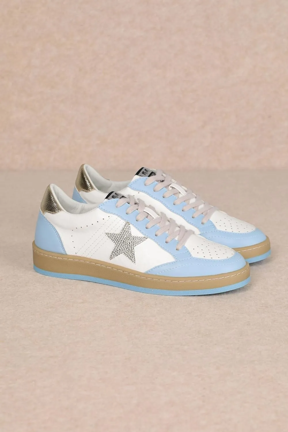 Mi.iM Avery Rubber Sole Lace-up Star Sneakers