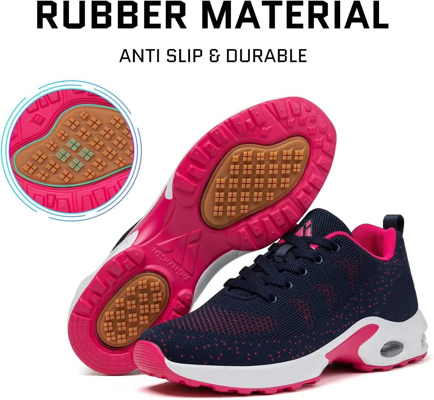 Mishansha Womens Sneakers Air Cushion Running Tennis Shoes Women Lightweight Arch Support Walking Shoes