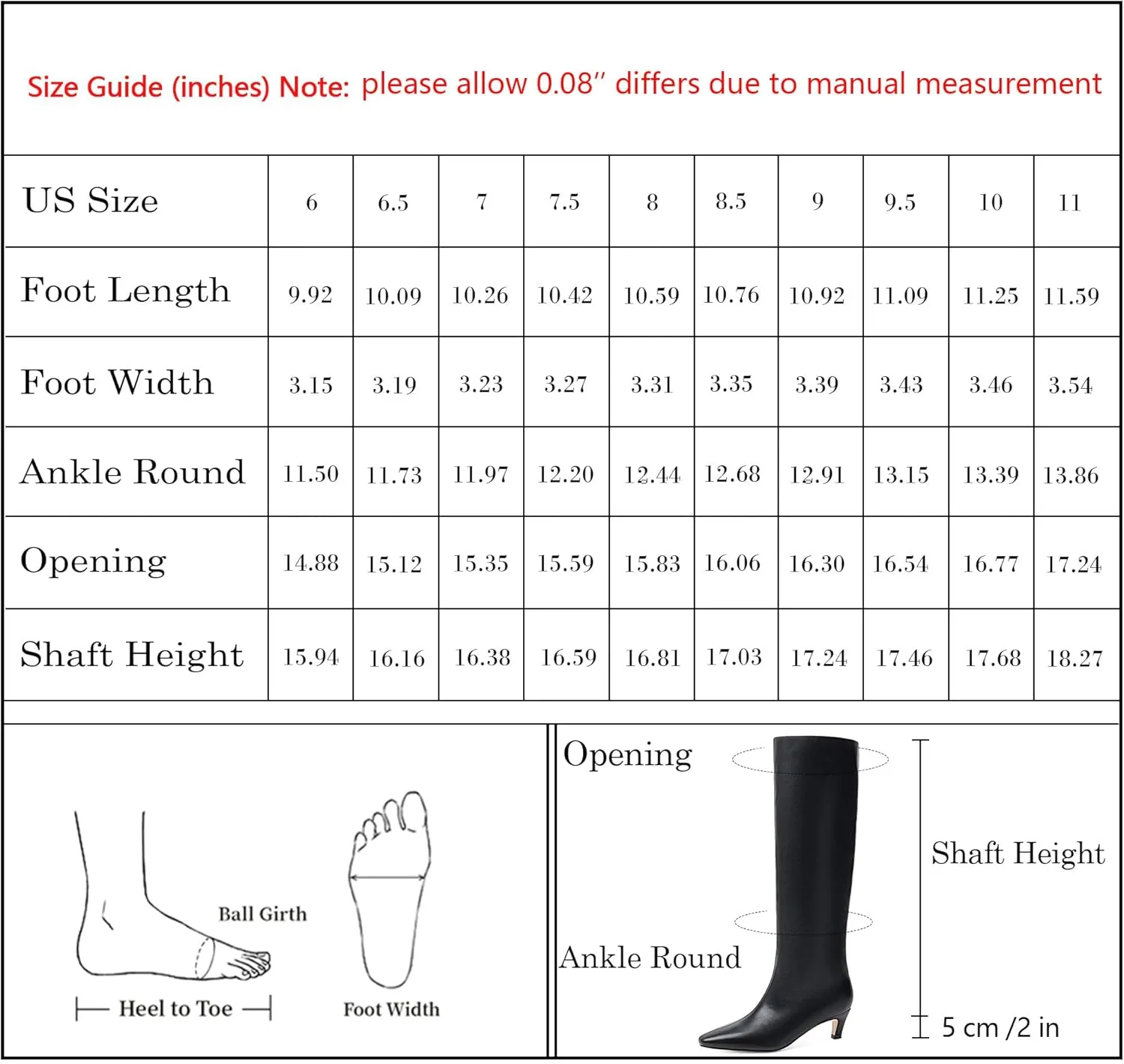 Modatope Knee High Boots Women Square Toe Kitten Heel Tall Boots Womens Fashion Long Boots