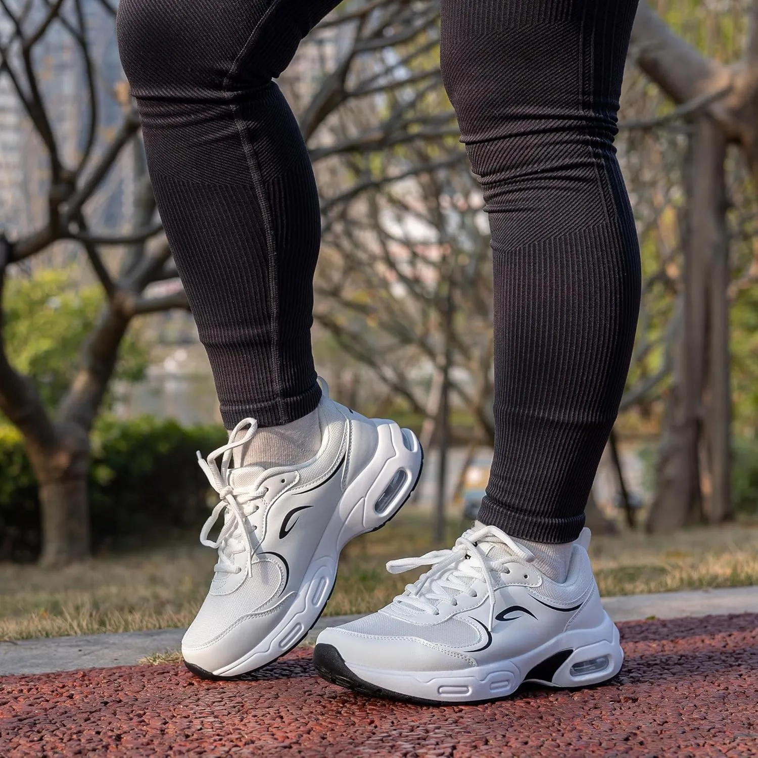 N BESUNEW Womens Walking Shoes for Plantar Fasciitis Arch Support Orthotic Running Sneakers Air Athletic Tennis Shoes US 6.5-11