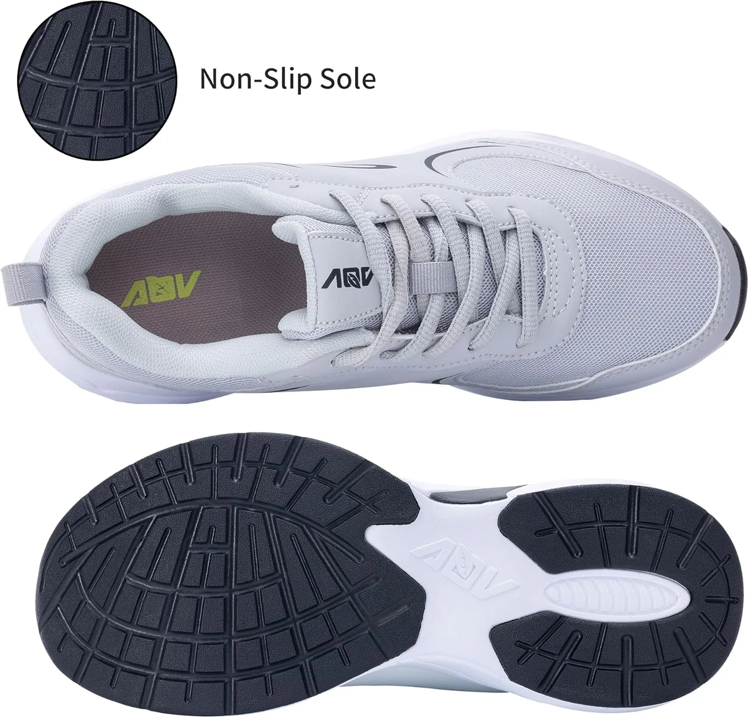 N BESUNEW Womens Walking Shoes for Plantar Fasciitis Arch Support Orthotic Running Sneakers Air Athletic Tennis Shoes US 6.5-11