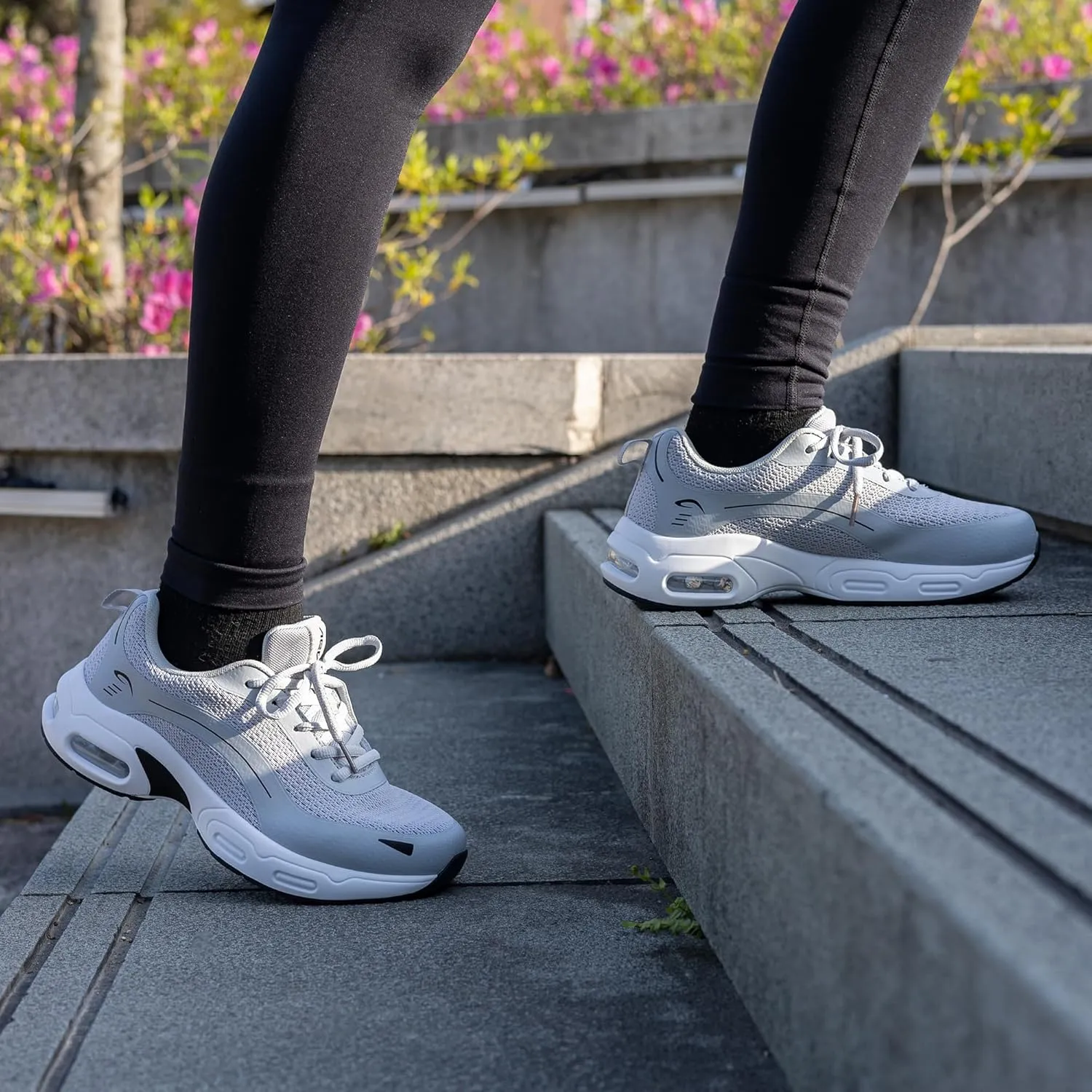 N BESUNEW Womens Walking Shoes for Plantar Fasciitis Arch Support Orthotic Tennis Sneakers Athletic Running Shoes US 6.5-11