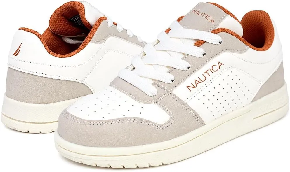 Nautica Boys Low-Top Sneakers, Basketball Tennis Shoes for Kids, Outdoor School Running Shoes - Sizes for Big Kid/Little Kid