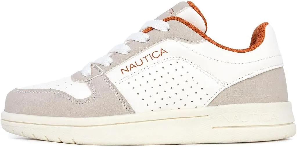 Nautica Boys Low-Top Sneakers, Basketball Tennis Shoes for Kids, Outdoor School Running Shoes - Sizes for Big Kid/Little Kid