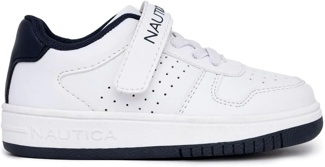 Nautica Kids Adjustable Strap Shoes | Comfortable Casual Sneakers for Boys and Girls, Toddlers & Little Kids