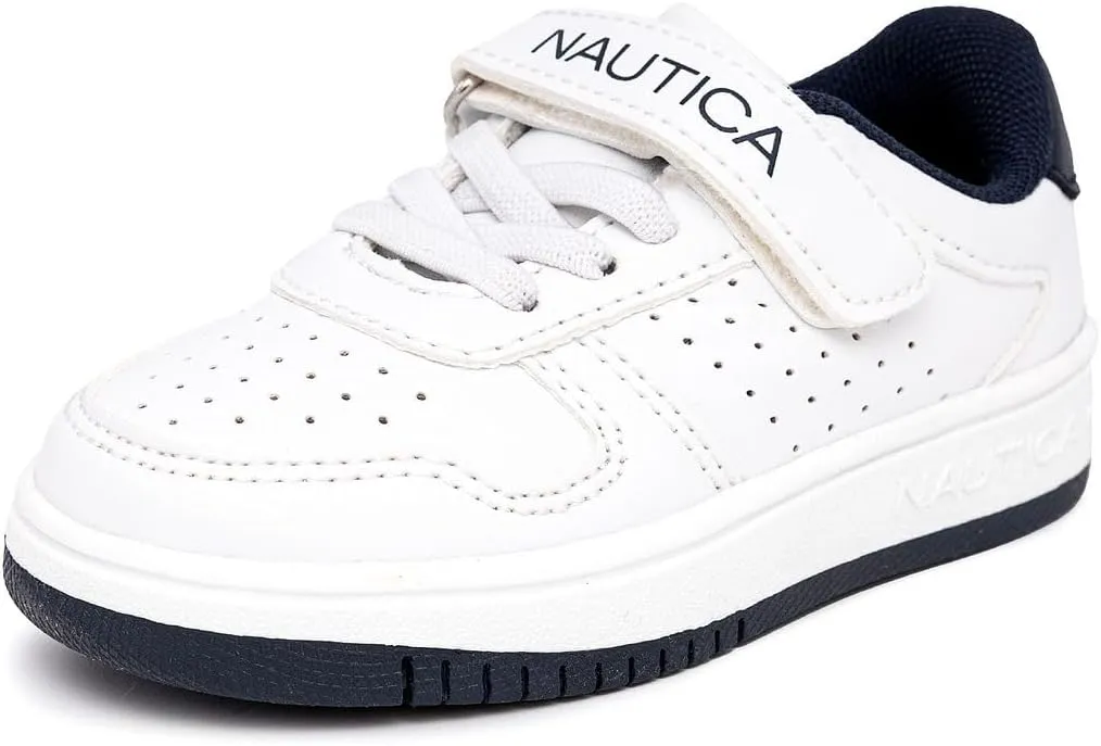 Nautica Kids Adjustable Strap Shoes | Comfortable Casual Sneakers for Boys and Girls, Toddlers & Little Kids