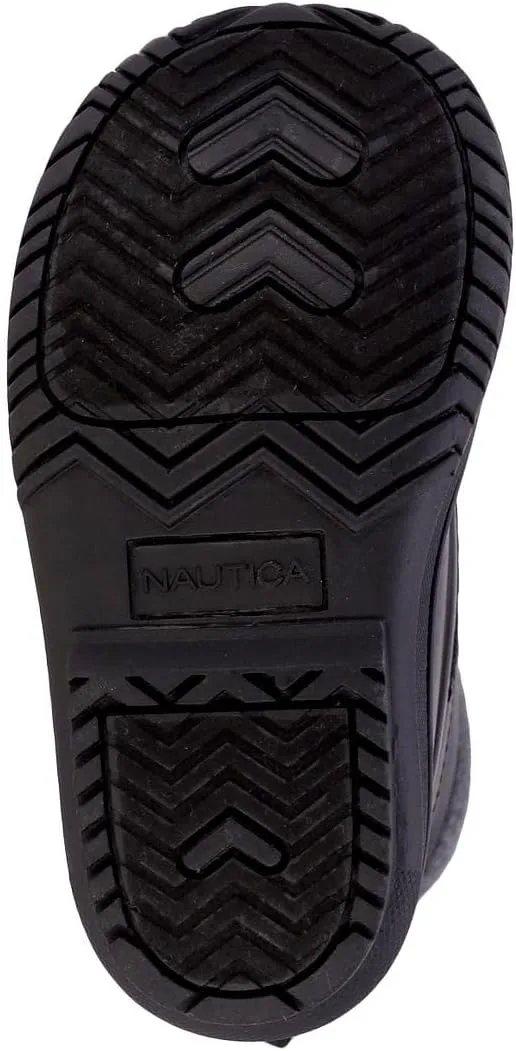 Nautica Kids Boys & Girls Duck Boots Kids Waterproof Rain Snow Boots Insulated Winter Boots (Toddler/Little/Big Kid)