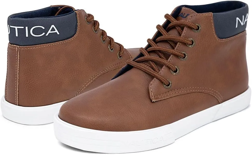 Nautica Kids Boys Dress Chukka Boot - High-Top Sneakers Youth Casual Bootie (Little Kids/Big Kids)