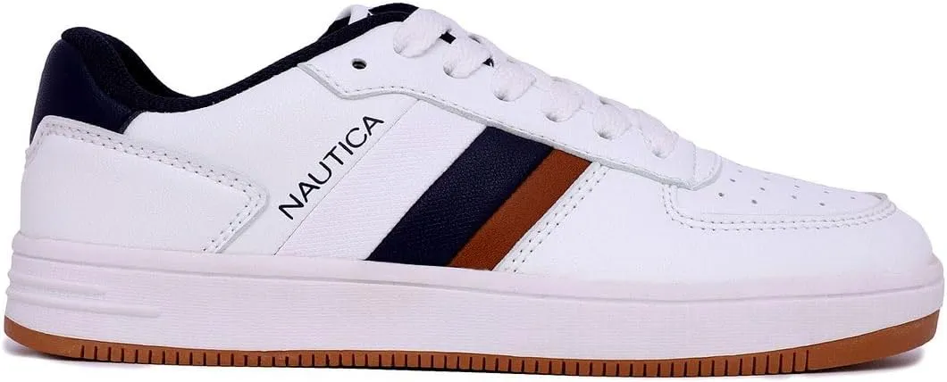 Nautica Kids Boys Lace-Up Fashion Sneakers Low-Top Dress Shoes for Youth - (Big Kid/Little Kid)
