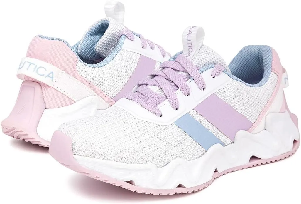 Nautica Kids Running Sneakers | Comfortable Shoes for Boys and Girls | Sizes for Big & Little Kids -(Lace-Up/Bungee) Manalapin
