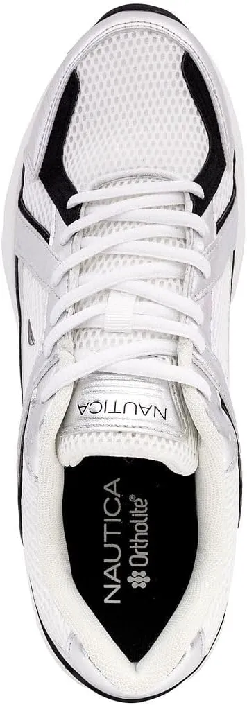 Nautica Mens Running Sneakers Sport Fashion Lace-Up Athletic Soft Shoes for Gym Tennis Men – Cushioned, Breathable, Lightweight & Comfortable