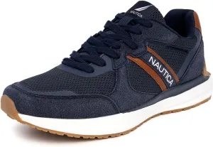 Nautica Mens Running Sneakers Sport Fashion Lace-Up Athletic Soft Shoes for Gym Tennis Men – Cushioned, Breathable, Lightweight & Comfortable