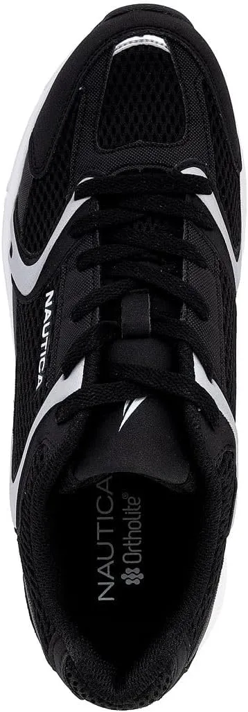 Nautica Mens Running Sneakers Sport Fashion Lace-Up Athletic Soft Shoes for Gym Tennis Men – Cushioned, Breathable, Lightweight & Comfortable