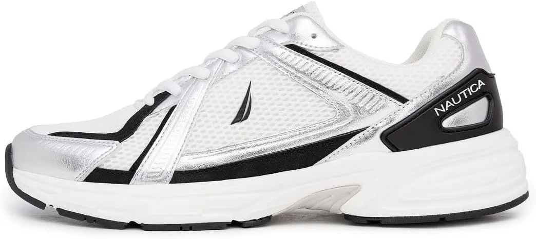 Nautica Mens Running Sneakers Sport Fashion Lace-Up Athletic Soft Shoes for Gym Tennis Men – Cushioned, Breathable, Lightweight & Comfortable